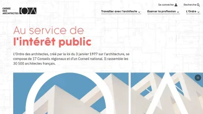 Ordre des Architectes