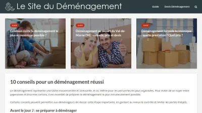 Site du Déménagement