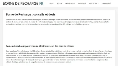 Borne de Recharge